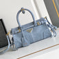 Prada 2026 Bonnie Handbag 24cm Suede