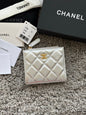 Chanel 2026 Double Zippered Short Wallet 11cm Leather 102531