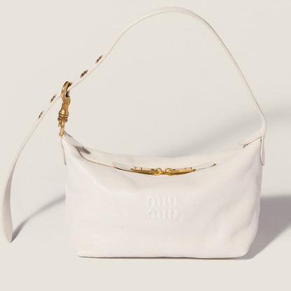 MiuMiu 2026 Amaranth Spirit Bag 22cm Suede Leather