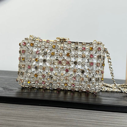 Chanel 2026 Cruise 23 Glass Pearls Evening Bag