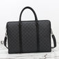 Gucci 2026 Mega Web Trademark Briefcase 38cm Canvas Leather
