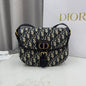 Dior 2026 Bobby Bag 22cm Multicolors Fabric and Grained Calfskin