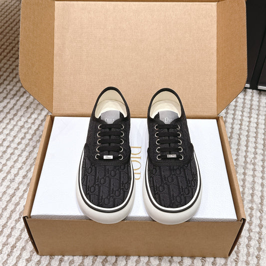 CD 26 Platform Sneaker Monogram Black Canvas 632435