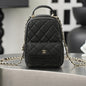 Chanel 2026 Mini Backpack 18cm Black And White leather