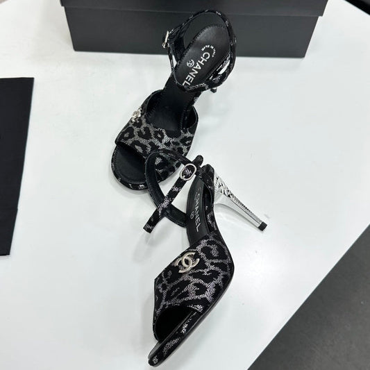 Chanel 2026 High-heeled Sandals 80mm Leather 944611