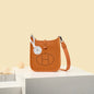 High-end Hermes 2026 Evelyne Bag 17cm Taurillon Clemence Leather 1