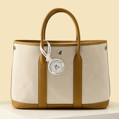 High-end Hermes 2026 Garden Party 30cm Bag Dutch Leather Canvas