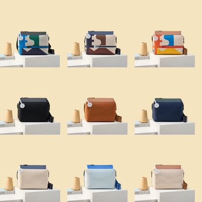 High-end Hermes 2026 R.M.S 12H Bag 30cm Canvas/Togo Leather