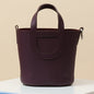 High-end Hermes 2026 In The Loop Bag 22cm Grape Purple Taurillon Clemence leather