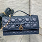 Dior 2026 My Dior Bag 21cm Navy Blue Lambskin 289008