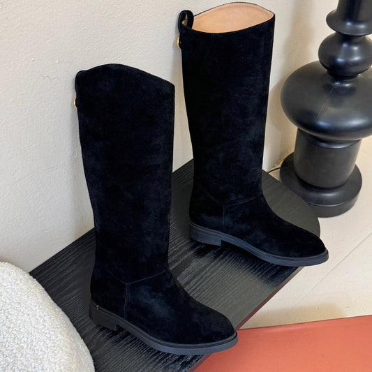 LP 26SS High Boot Black Suede 580941