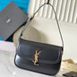 YSL 2026 Saint Laurent Solferino Box Shoulder Bag 24.5cm Calfskin