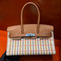 High-end Hermes 2026 Birkin Bag 29cm Gold Swift Leather And Canvas