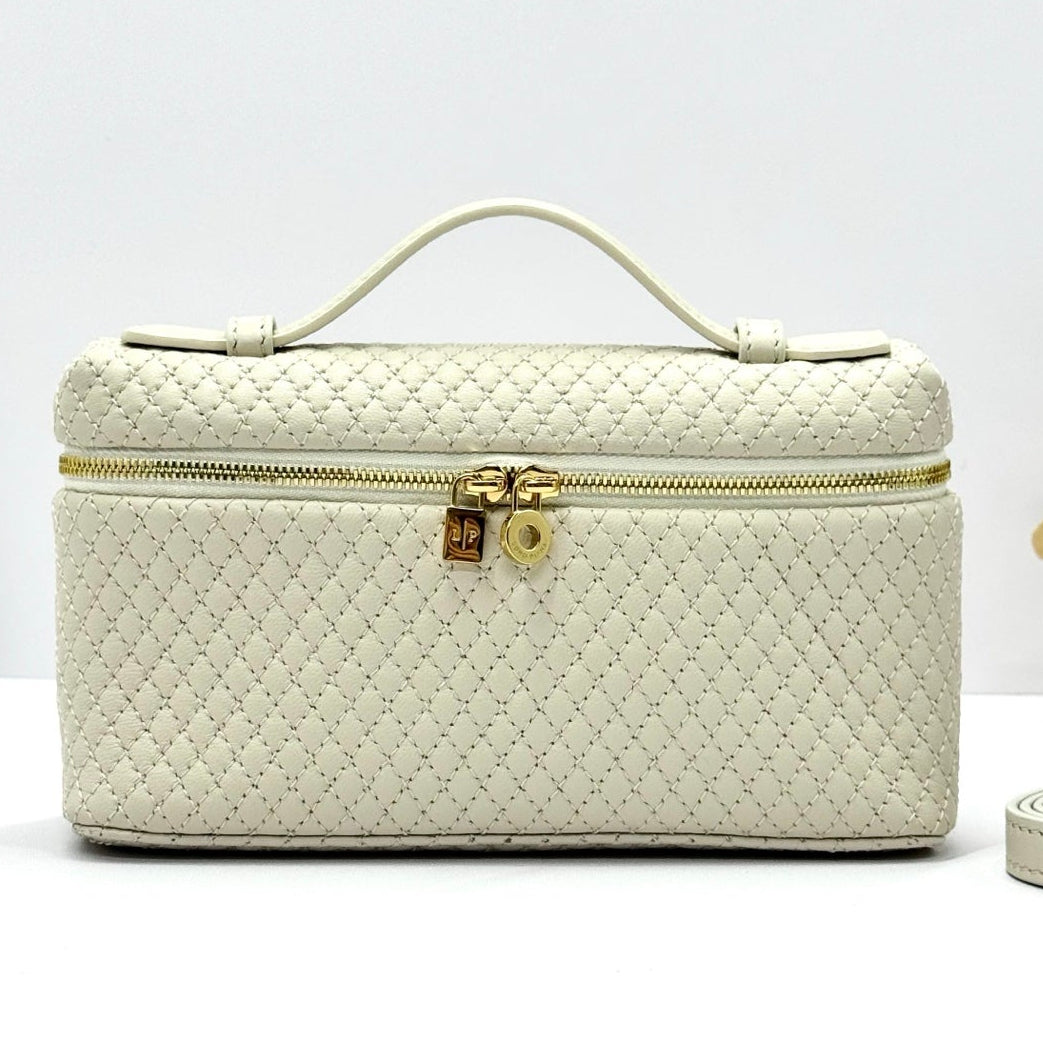 LP 2026 Extra Pocket L19 White/Sun Gold Lambskin