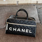 Chanel 2026 Bowling Boston Travel Bag 46cm Lambskin