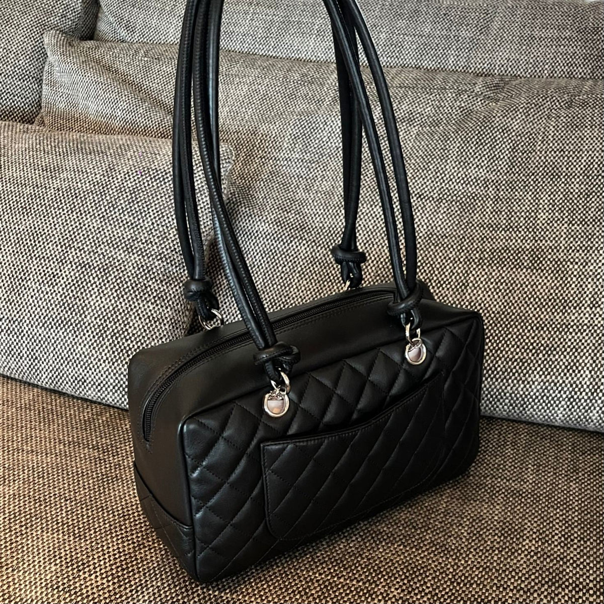Chanel 2026 Cambon Ligne Bowling Bag 27cm Calfskin