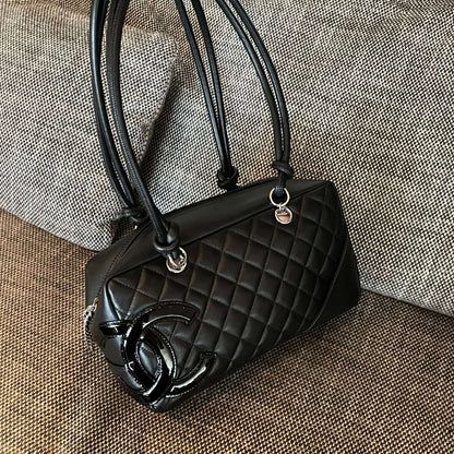 Chanel 2026 Cambon Ligne Bowling Bag 27cm Calfskin