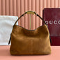 Gucci 2026 Beatrix Bag 35cm Brown Suede 277479