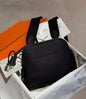 High-end Hermes 2026 Messenger Bowling Bag 26.5cm Togo Leather