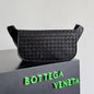 Bottega Veneta 2026 Veneto Sling Bag 33cm Black Lambskin