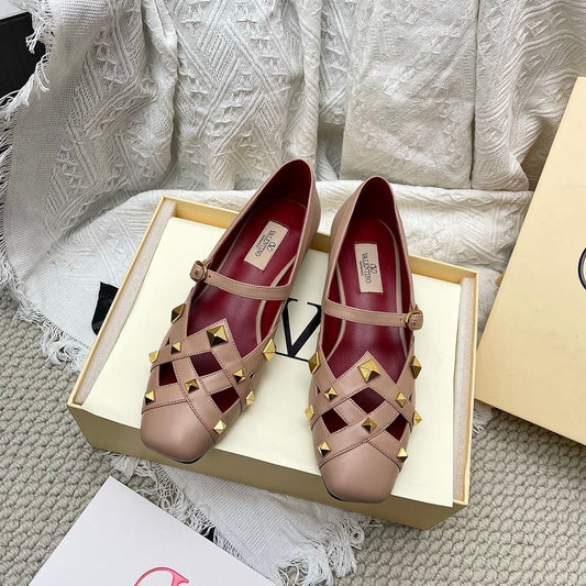 VT 26s Mary Jane Ballet Flats Lambskin