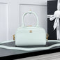 Chanel 2026 Strap Clutch Bag Mint Green Gold Hardware Leather