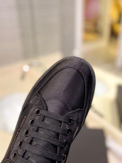 SL SL/61 SNEAKERS BLACK SATIN