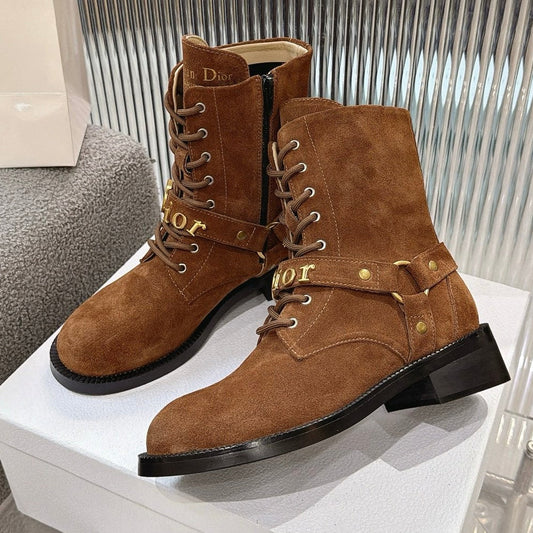Dior 2026 Ankle Boots 35mm Suede Calfskin 927505