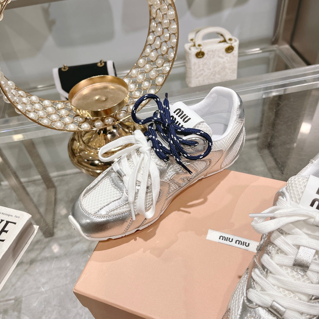 Silver Sneakers NB Cowhide