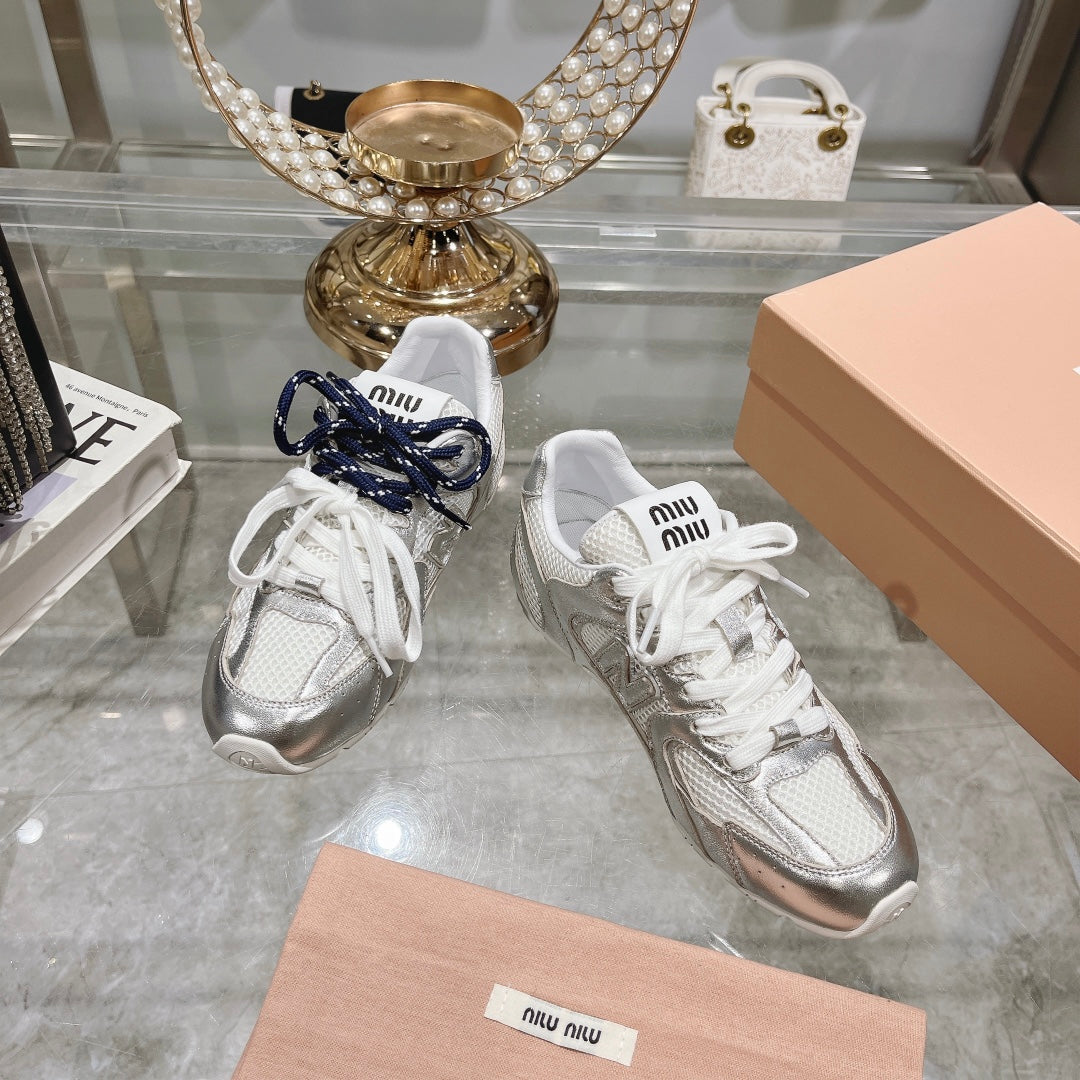 Silver Sneakers NB Cowhide