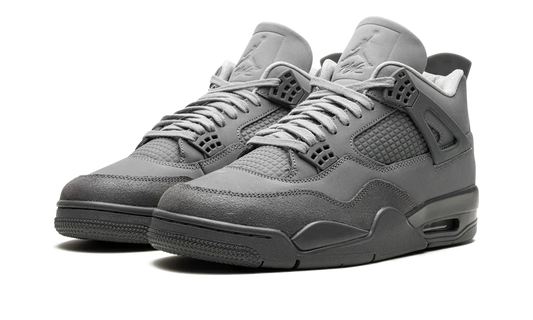 Nike Air Jordan 4 Dark Gray Suede Leather